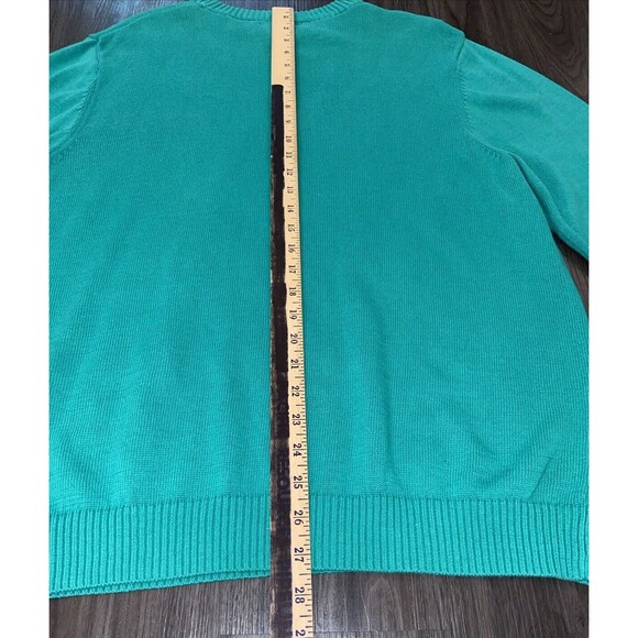 Alex Stevens Green Santa-Saurus Rex Ugly Christmas Pullover Sweater Size XLarge - Picture 13 of 14